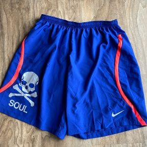 NWT Mens SoulCycle x Nike lined shorts